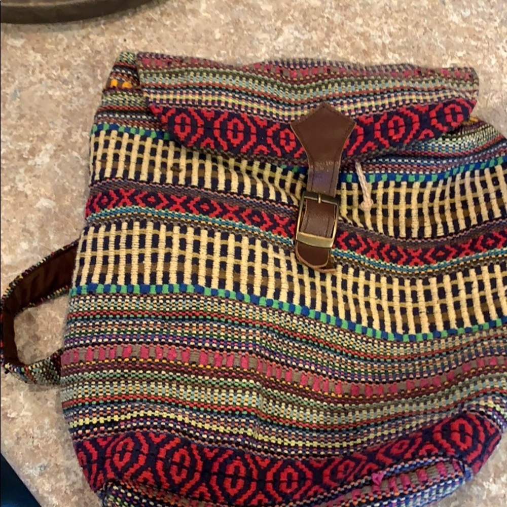 World Market boho book bag
